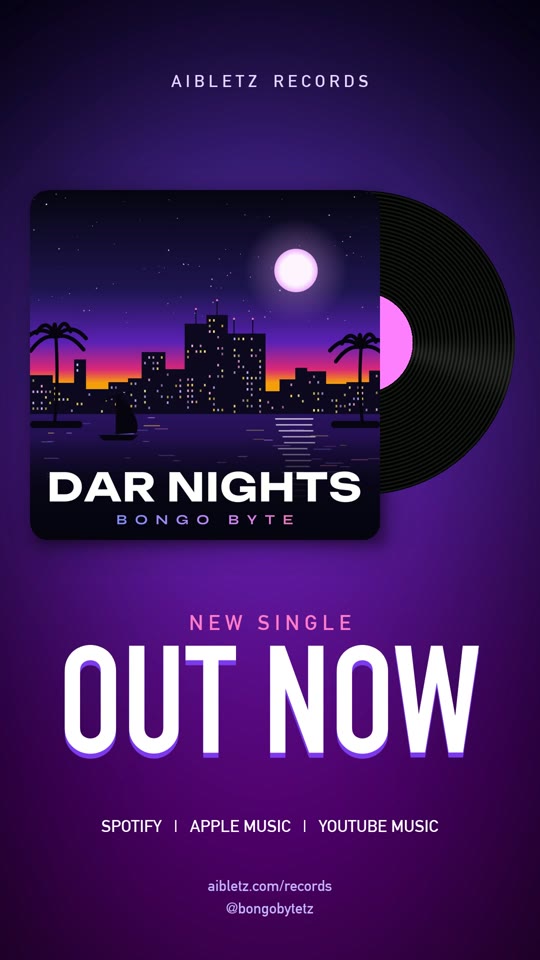 Dar Nights by Bongo Byte, available now on Spotify, Apple Music and YouTube